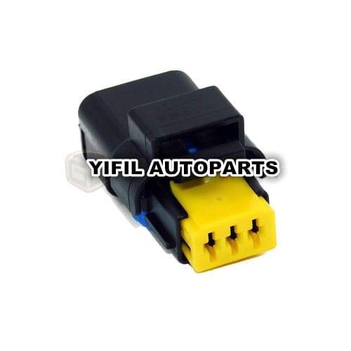 5/10/20/50pcs/lot 3 Pin/Way FCI Female Turn Light Plug FO Lamp Socket Sensor Connector With Terminal For Renault Peugeot Citroen