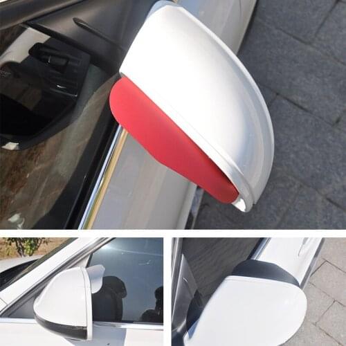 1 Pair Car Rearview Mirror Rain Eyebrow Auto Car Rear View Side Rain Shield Snow Guard Sun Visor Shade Protector