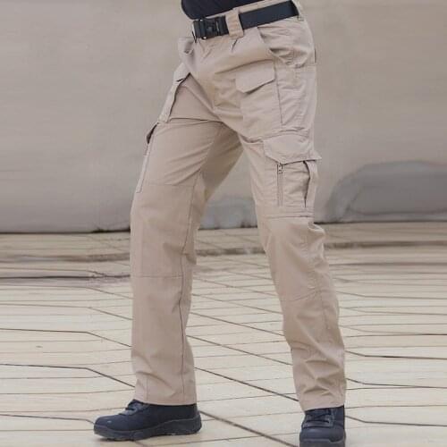 Army Fan Combat Training Tactical Pants Mens Outdoor Sports Loose Multi-pocket Overalls Trousers Military Cargo Pants