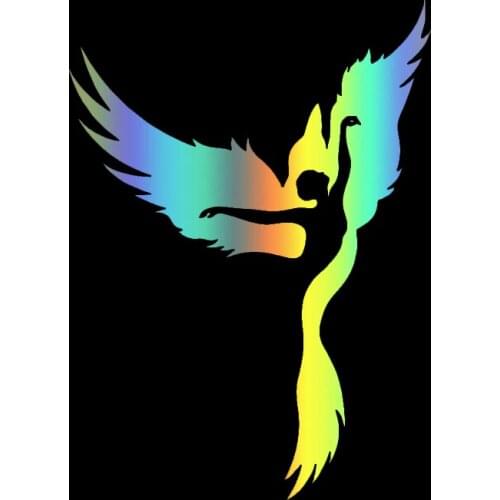 CS-10035# funny vinyl decal car sticker Swan Dance car stickers on car truck bumper rear window laptop Choose Size