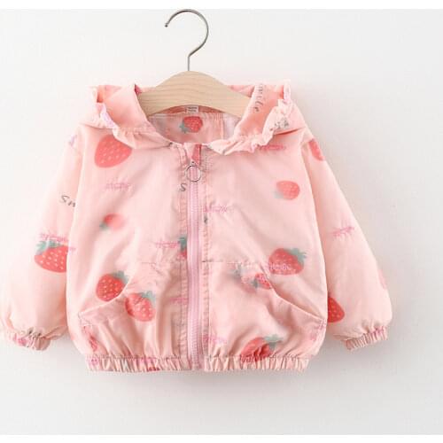 Baby Jackets Toddler Long Sleeve Hooded Jacket Girls Bow Drawstring Outerwear 2021 New Spring Autumn Children Casual Clothes