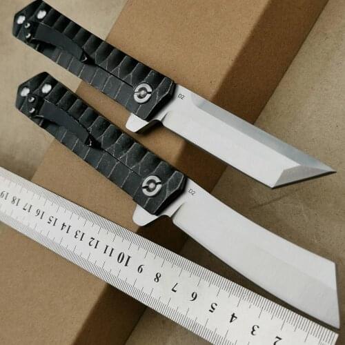 Stainless Steel Sharp Blade Pocket Folding Knife Tactical Hunting Knife Camping Survival Outdoors EDC Knives Tools Easy to Cut