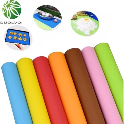 40x30cm Heat Insulation Mats Kid Desk Mat Silicone Table Mat Waterproof Anti-skid Cup And Bowl Pads 1pc Practical Tableware Mat