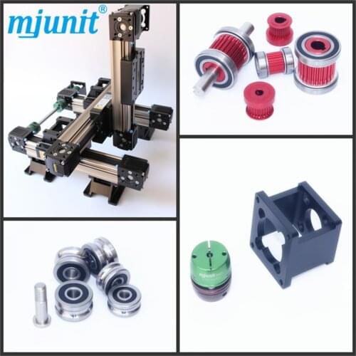 Mjunit 750mm stroke length Cnc 15kg load low price linear guide rail for one axis drive