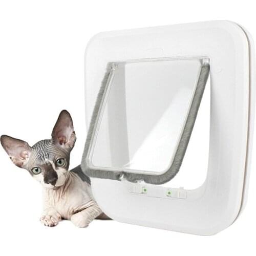 New pet products Dog door cat door ABS Japanese creative pet door automatic closure Pet wooden doors 25.5cm x 24.5cm x 5.2cm