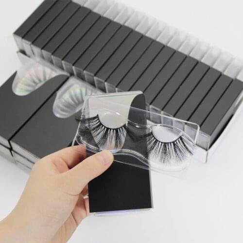 Bulk 25mm Lashes With Box Private Label Packaging 10/20/30/50/100 Pairs Full Strip Faux Mink Dramatic Eyelashes Wholesale