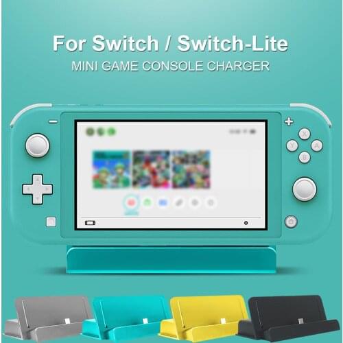 USB Type-C Charging Stand Charger For Nintendo Switch Lite Console Dock Holder For NS Lite Dock Station Charger Stand