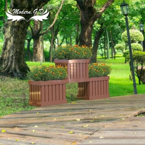 PVC Garden Bed Vegetable Flower Herbs Planter Box for Outdoor decorations