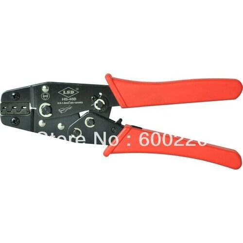 Ratchet pliers Crimping tool for Open Barrel Terminals and non-insulated connector HS-48B 0.14-1.5mm2