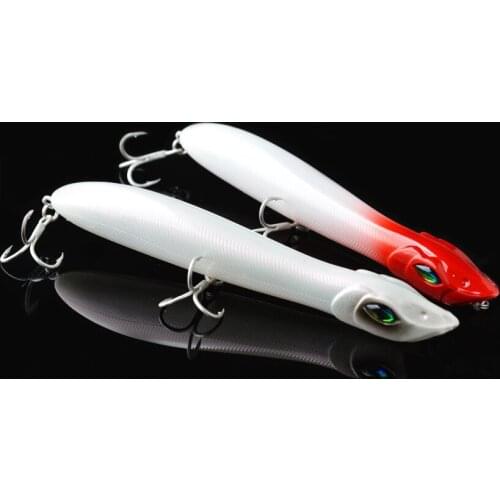 Topwater Popper Fishing Lure Wobbler 140mm 27g Hard Plastic Artificial Bait Crankbait Floating Popper For Bass Pike