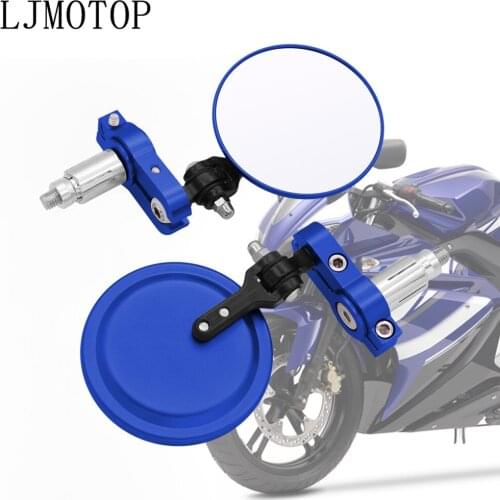 Newest For HONDA CRF230F XR230 XR250 XR400 CRF 230F XR 250 230 7/8" 22mm Universal Motorcycle Rearview Mirrors Handle Bar End