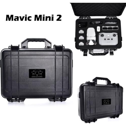 Mavic Mini 2 Explosion-proof Case Box ABS Waterproof Hard Cover Shell Handbag Travel Bag For DJI Mavic Mini 2 Drone Accessories