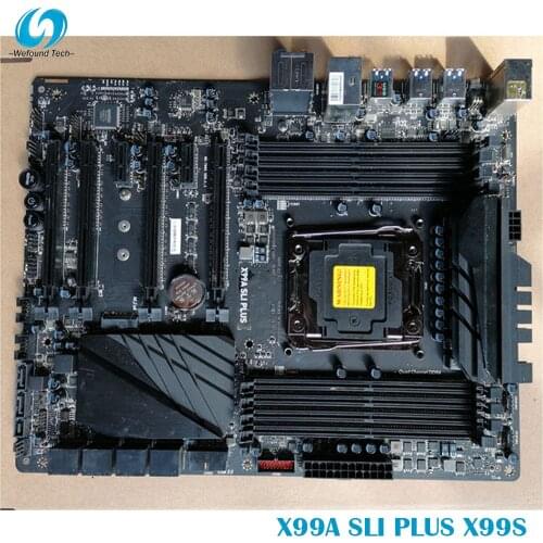 100% Working desktop motherboard for X99A SLI PLUS X99 DDR4 supports V3 V4 System Board Fully Tested