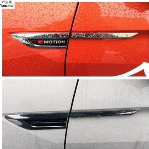 4 Motion 4Motion 4X4 Side Wing Fender Emblem Badge sticker Trim Car Styling for 2016 2017 Volkswag VW Passat B8 Alltrack/Variant