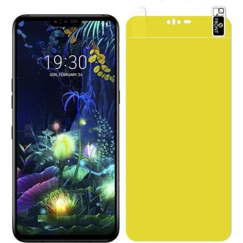 5D Hydrogel Front Film For LG G8 G8X G7 ThinQ Soft TPU Screen Protector For LG V50 V40 V30 V20 K40S Full Cover Protective Film