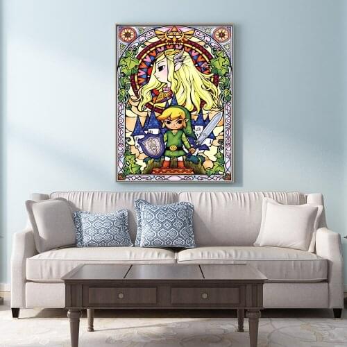 Disney Diamond Painting 5D Diamond Embroidery Full Square Round Cartoon Game Solitaire Hero Mosaic Cross Stitch Kits Home Decor