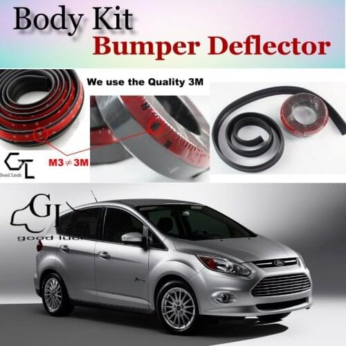 Bumper Lip Deflector Lips For Ford i-Max iMax i Max Front Spoiler Skirt For TopGear Fans Car View Tuning / Body Kit / Strip