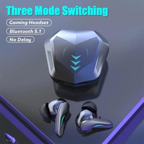 Bluetooth-compatible Wireless Gaming Headsets TWS Stereo 5.1 Hifi Headphone Sports Earphone Noise Cancelling Earbuds Gamer