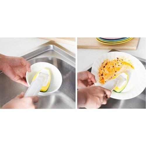 Dish Wand Refills Sponge Heads Brush Replacement Sponge Refill Sponge Pads for Kitchen Room Cleaning Supplies C1