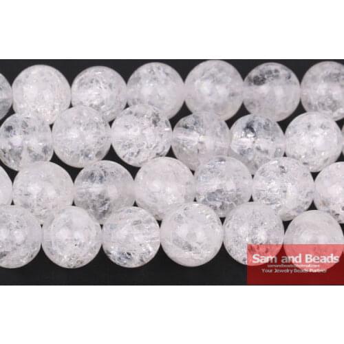 Free shipping Natural White snow Cracked Crystal Frizzling Rock popcorn stone Loose beads for jewelry making CCB01