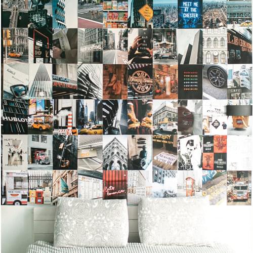 Flamingueo 100 Photos Vinyl Wall Paper Aesthetic Room Decor Bedroom Accessories Room Decoration Teenager Wall Decor