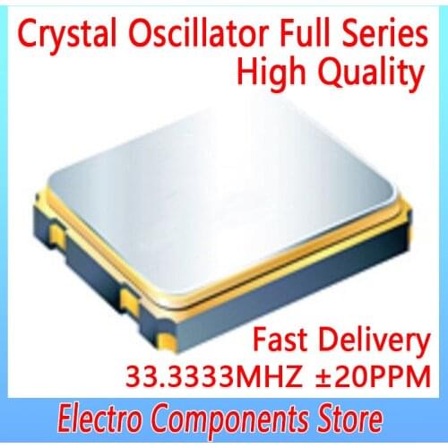 5PCS/Lot Active SMD Crystal Oscillator 5*7 5070 4Pin 7050 33.3333MHZ 1.8V-3.3V ±20PPM OCS Active SMD Quartz Resonator Crystal