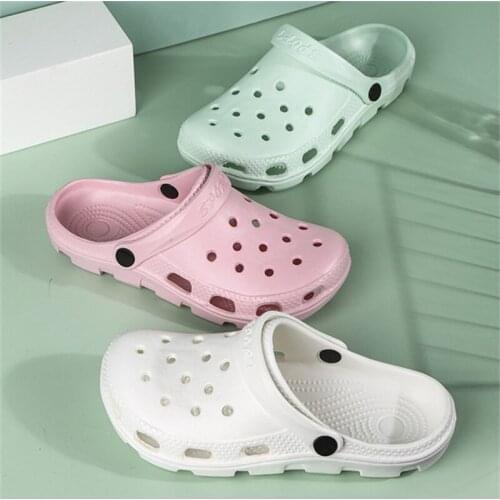 Summer mens and womens breathable dual-purpose slippers, outdoor non-slip couple sandals, beach slippers, household slippers