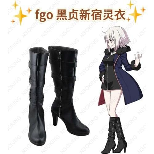 Hot Fate Grand Order Jeanne d'Arc Alter Cosplay Anime boots Shoes Custom-made