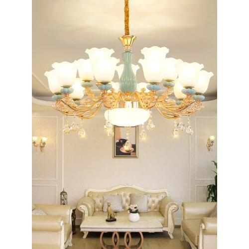 White Chandelier Glass Novel LED Chandelier Modern Nordic Bar Iron hanging lights Dining Room Living Room LED Chandelier Ceiling