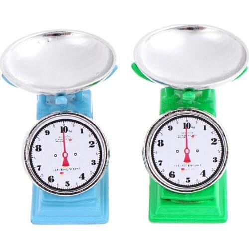 Scale 1:12 Dollhouse Miniature Mini Platform Balance Scale Toy Match For Forest Animal Family Collectible Gift Furniture Toys