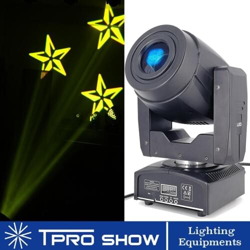 Mini Moving Head 90W Spot Lyre LED Disco Light Prism Beam Effect DMX512 Control Gobo Projector Dj Lights Moving Music Reaction