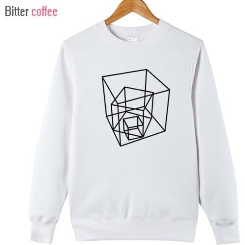 2018 NEW Fashion hot style men women Cube Living print sweatshirt pullover hot sale hoodie free shipping dropship