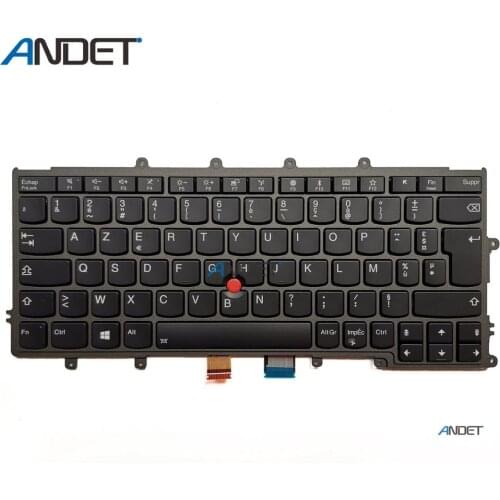 New Original FRA Backlit Keyboard For Lenovo ThinkPad X270 X260 X250 X240 French Backlight Keyboard 01EP073 SN20L82661 01EN597
