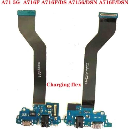 For Samsung Galaxy A71 5G A716 original new tail plug flex cable charging port tail plug small board