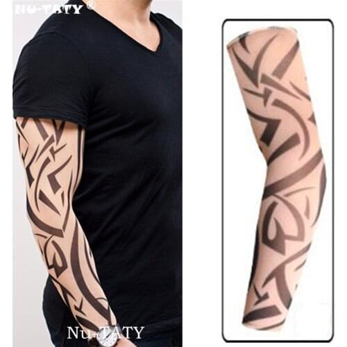 Nu-TATY lightning Man&woman style Tattoo Sleeve Stockings Body Art Leggings Cool Boys Girls Party Wearings