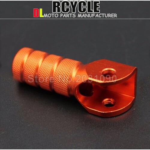 Orange Billet Rear Brake Pedal Step Tip For 125-530 690 950 990 SX EXC XCF SXF XC XCW EXCF EXCW EXCF Adventure