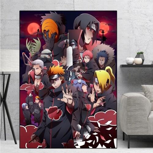 Modern Art Poster Anime Naruto Canvas Painting and Print Mural Print Poster Wall Home Living Room Wall Decoration Painting