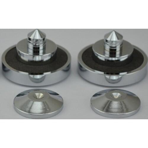 Speaker Spike Isolation Feet Brass chrome plated Cone Turntable Amplifier