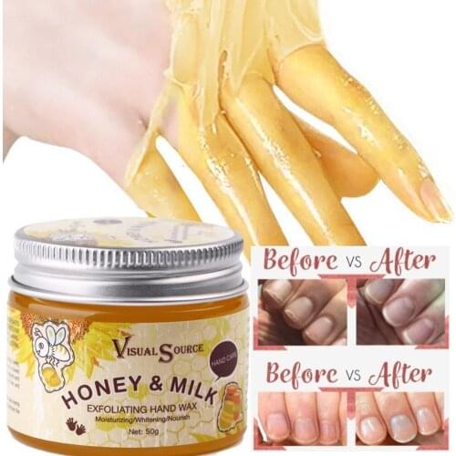 Honey Hand Mask Moisturizing Hands Paraffin Wax Whitening Skin Care Repair Exfoliating Calluses Film Anti Aging Hand Skin Cream