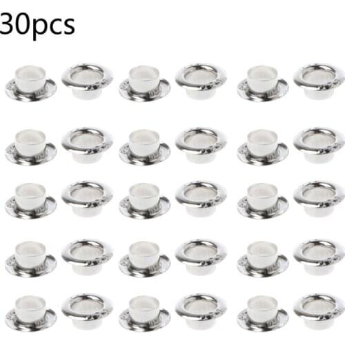 Y1UE 30Pcs 925 Sterling Silver Smooth Beads Large Hole Beads For Jewelry Making