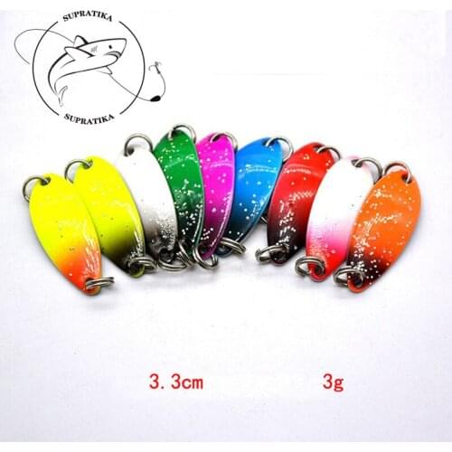 Anti-Corrosion Bionic High Quality Fishing Hard Bait 33mm/3g Artificial Sequin Lure Freshwater Professional Metal Fishing Lures