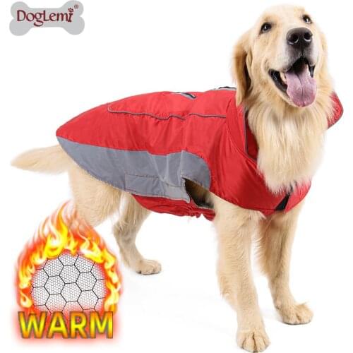 Winter Thermal Warmer Reflective Dog Jacket Winter Clothes Jacket For Pet