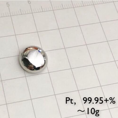 10 gram Pt 99.95% solid Platinum metal/ pellet