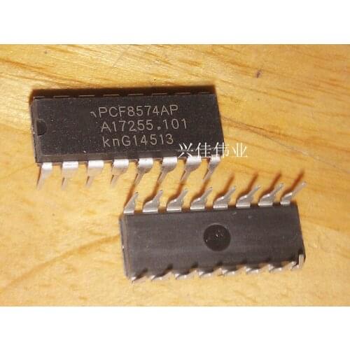 10PCS New PCF8574 PCF8574AP DIP16 interface chip control IC Integrated Circuit