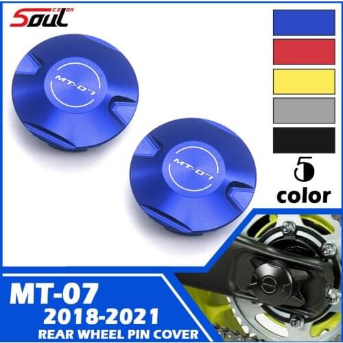 Motorcycle Rear Wheel Pin Cover Fits For Yamaha MT-07 FZ07 2018-2021 2019 2020 MT07 18-21 19 20