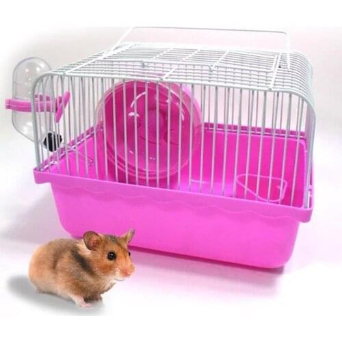 Hot sell Recommended Goods Luxury Cages For Hamsters Transport Super Hamster Cage Accessories Plastic Guinea pigs House