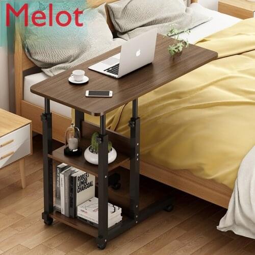 Multifunctional bedside table bedroom simple bed computer lazy table home simple bedroom movable lifting small table