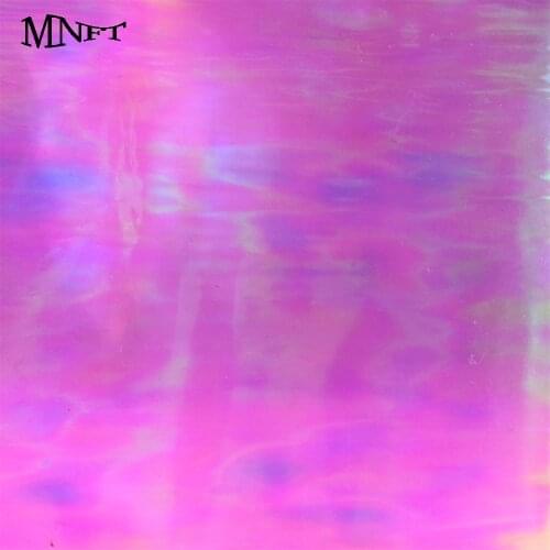 MNFT 8PCS 12CM X 20CM Fly Fishing Lure Rainbow Film Wing Shirmp Skin Midge Flash Candy Foil Tying Material