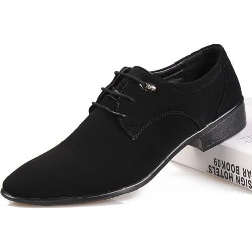 2020 New Fashion Spring Autumn Men Casual Shoes Men Cavans Shoes Lace-up Pointed Toe Business Male British Style Dress Shoes