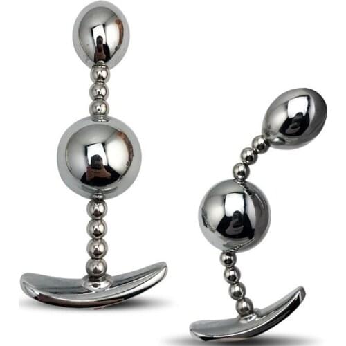 New hot design jewelry color 1 piece huge size metal anal ball beads butt plug dildo SM insert sex toy for men women couple